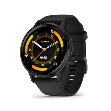 Garmin Venu 3 – GPS fitness smartwatch with Bluetooth telephony and voice assistance, ultra-sharp 1.4-inch AMOLED touch display, fitness features, Garmin Music, Garmin Pay, and wheelchair mode on sale